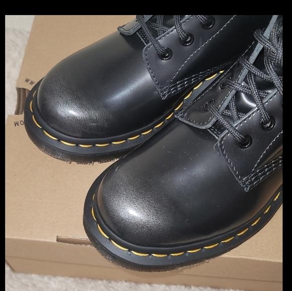 Dr. Martens Black Silver Arcadia Boots - Picture 4 of 16